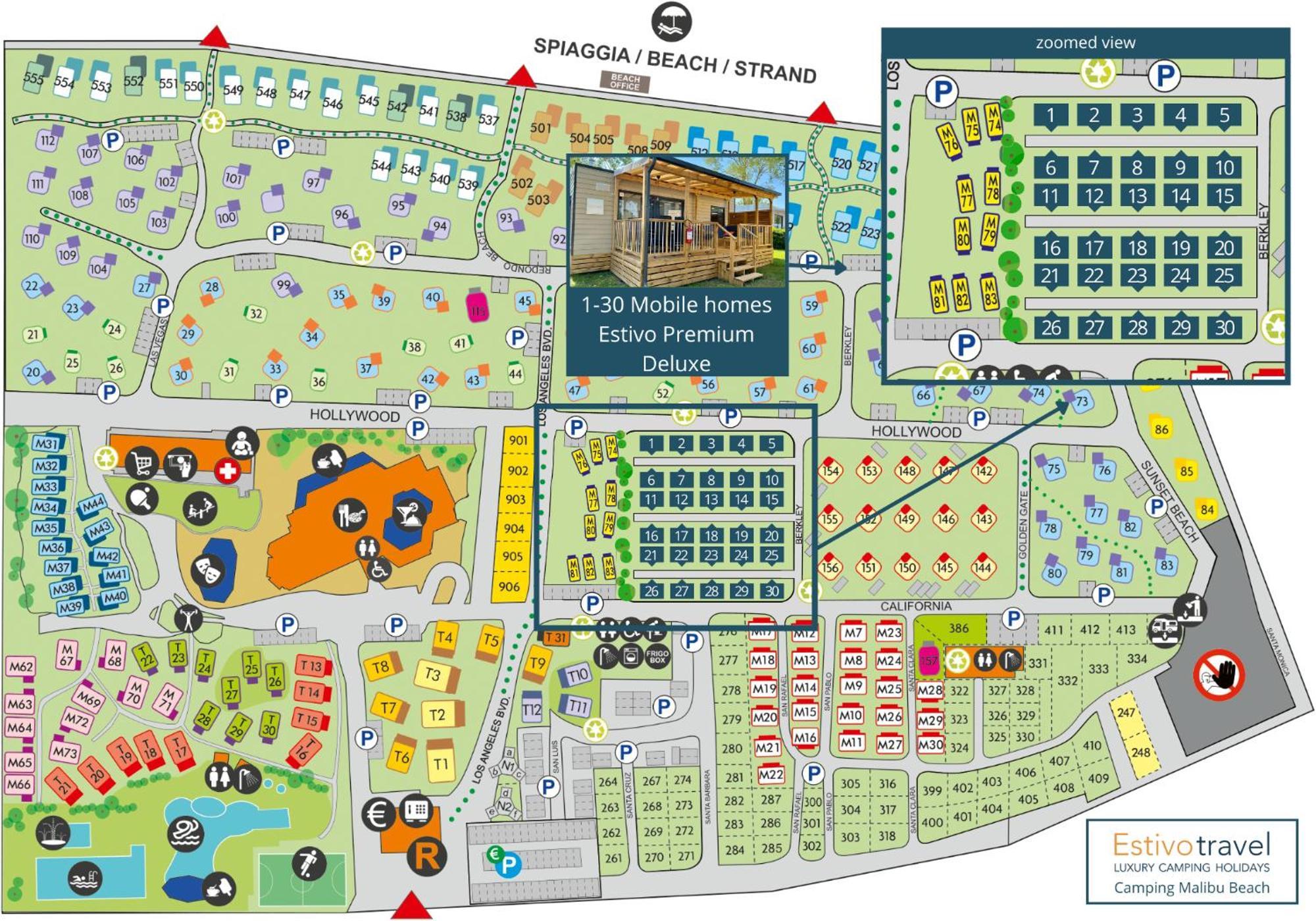 Estivo Premium Deluxe Mobile Homes On Camping Malibu Beach Lido di Jesolo Exteriör bild