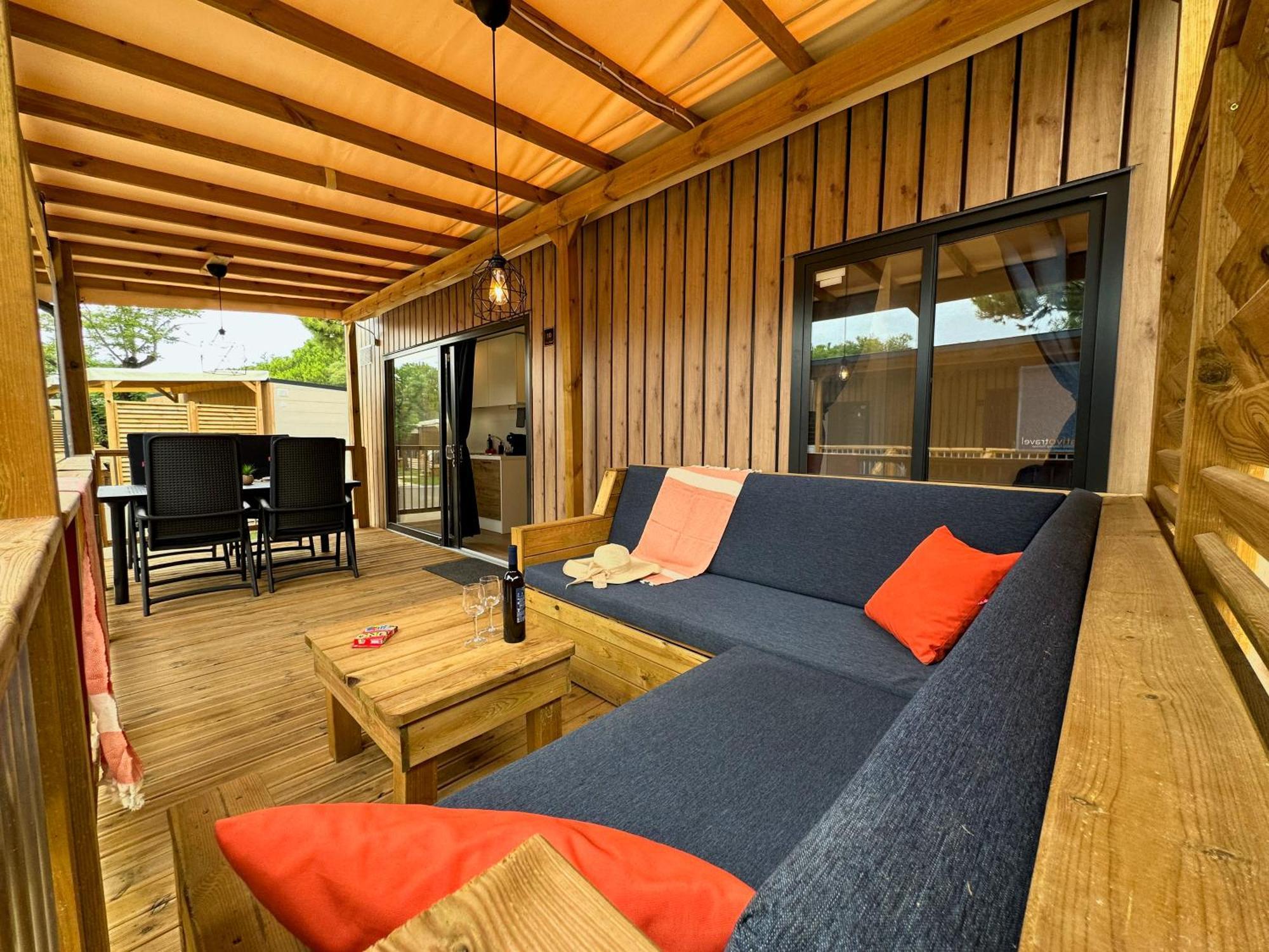 Estivo Premium Deluxe Mobile Homes On Camping Malibu Beach Lido di Jesolo Exteriör bild