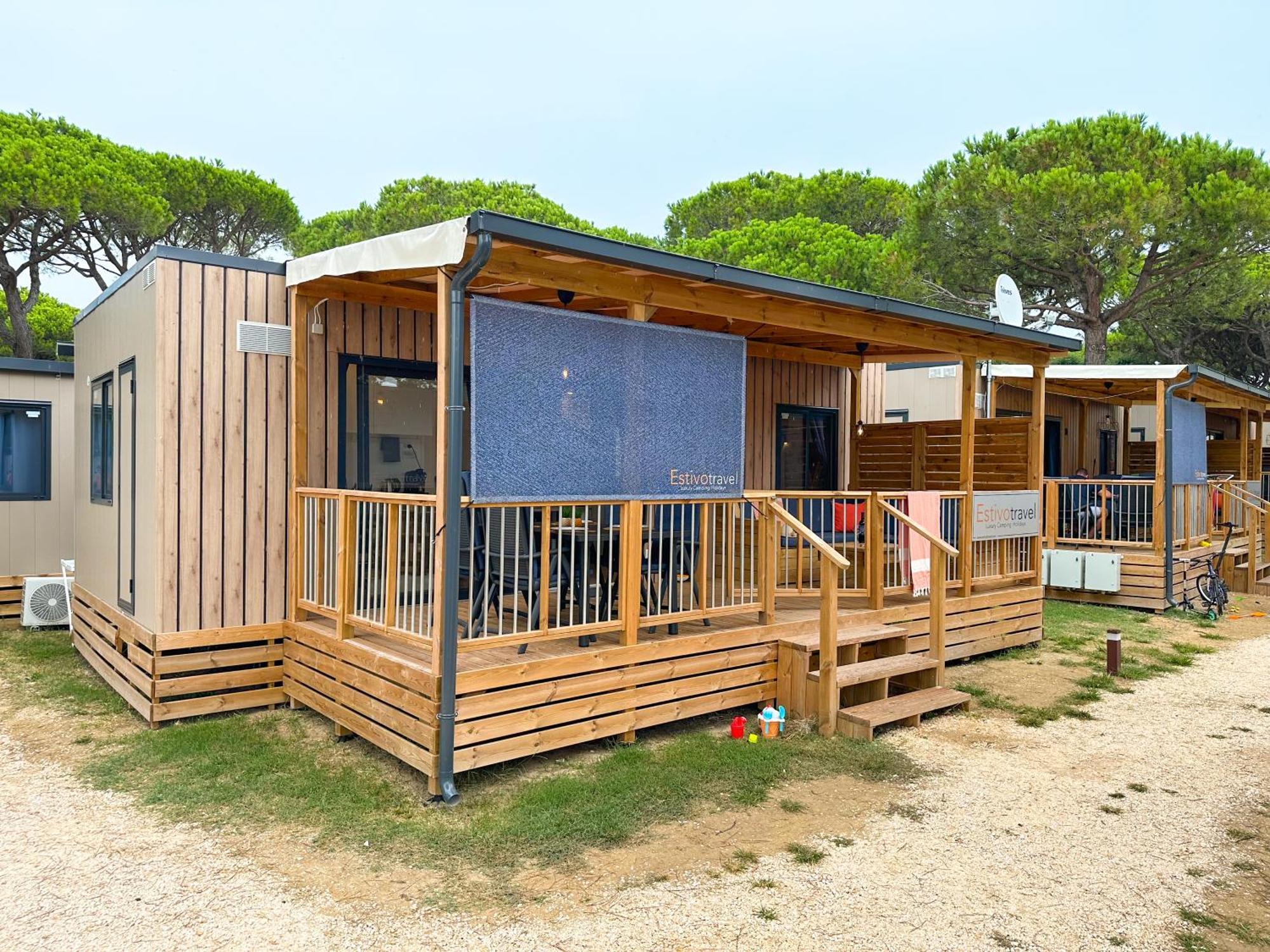 Estivo Premium Deluxe Mobile Homes On Camping Malibu Beach Lido di Jesolo Exteriör bild